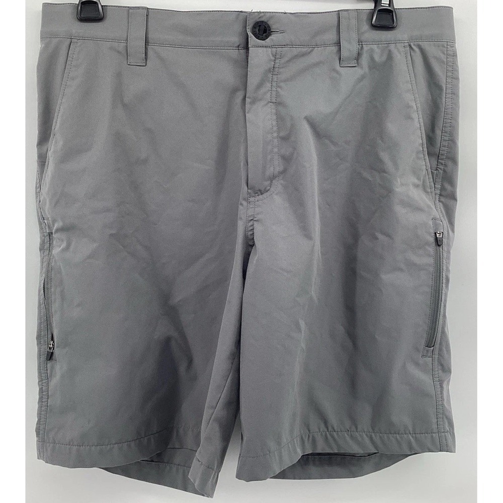 Orvis Shorts Mens 34 Gray Tech Short Quick Dry Stretch Hiking Golf Outdoor